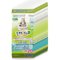 Amazon | デオトイレ 消臭・抗菌シート ナチュラルガーデンの香り 猫用